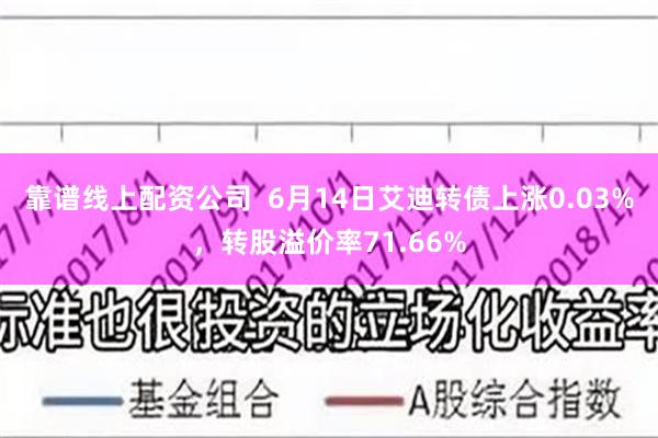 靠谱线上配资公司  6月14日艾迪转债上涨0.03%，转股溢价率71.66%