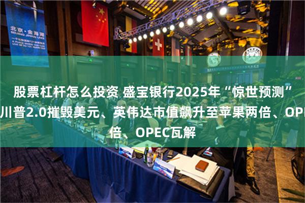 股票杠杆怎么投资 盛宝银行2025年“惊世预测”来了！川普2.0摧毁美元、英伟达市值飙升至苹果两倍、OPEC瓦解