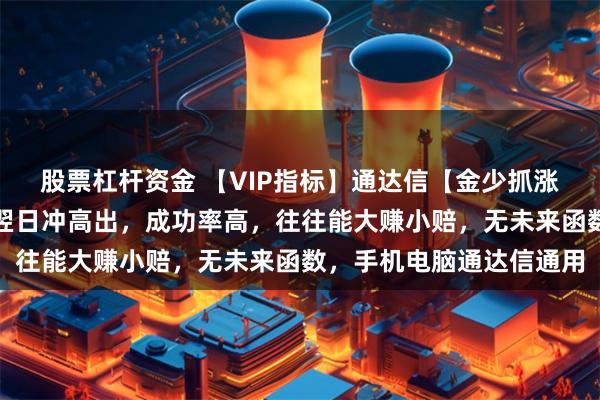 股票杠杆资金 【VIP指标】通达信【金少抓涨停】指标，尾盘专用，翌日冲高出，成功率高，往往能大赚小赔，无未来函数，手机电脑通达信通用