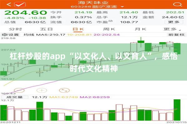 杠杆炒股的app “以文化人、以文育人”，感悟时代文化精神